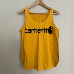 Carhartt Women’s Classic Tank Size S Small 2/4 Yellow